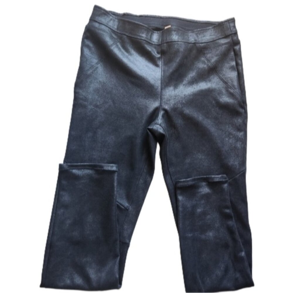 We The Free size 10 pants stretch‎ leggings with faux leather look